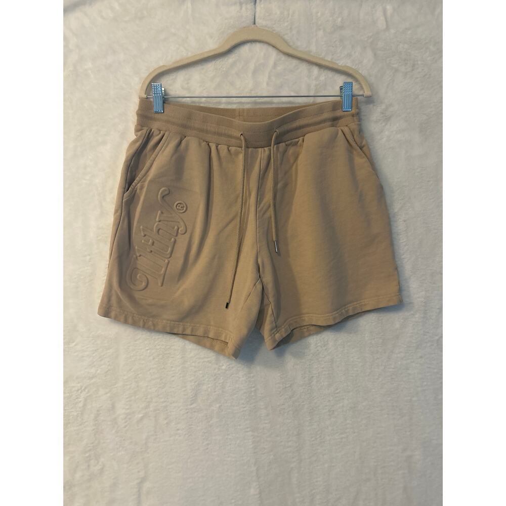 Ilthy Premium Fleece Shorts‎  Beige Embroidered Men's Medium